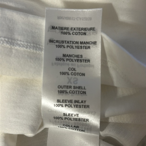 See by Chloe Womens Organza Ruffle-Sleeve Cotton T-Shirt Size XS Preppy Chic - Picture 9 of 9